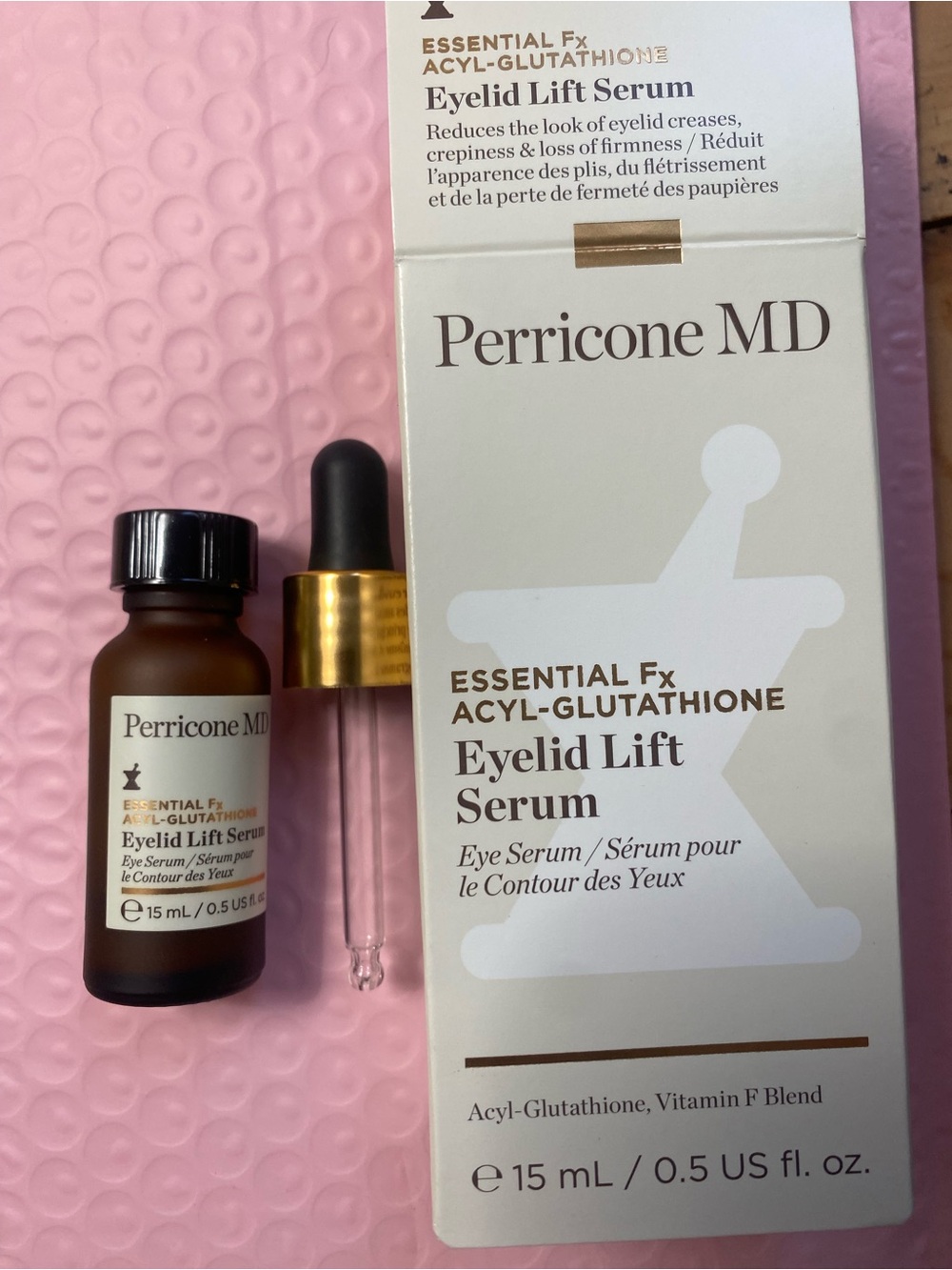 Perricone MD Neuropeptide Eyelid Lift Serum minimize eye wrinkles new in box